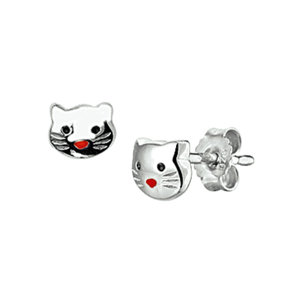 Metaalsoort:
Zilver gerhodineerd
Bewerking:
Poli
Voorstelling:
Poezen
Breedte:
6mm
Hoogte:
5mm