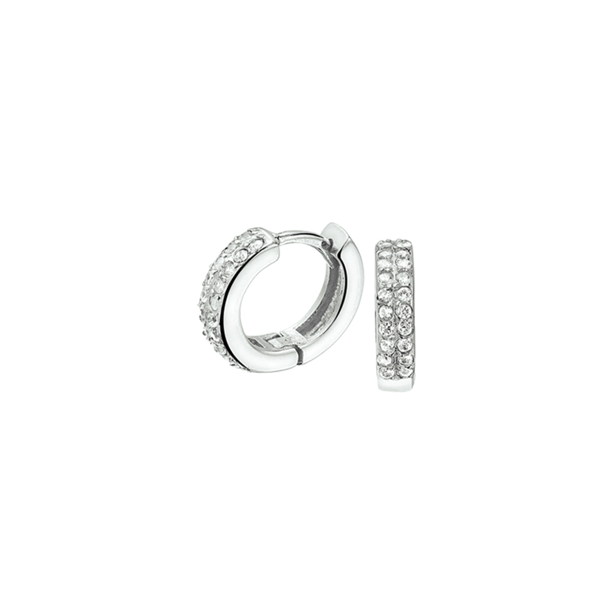 Beschrijving: Gerhodineerd zilveren klapcreolen met zirkonia.
Verpakt per: 1
Doelgroep: dames
Breedte: 3.5 mm
Zetting: pave