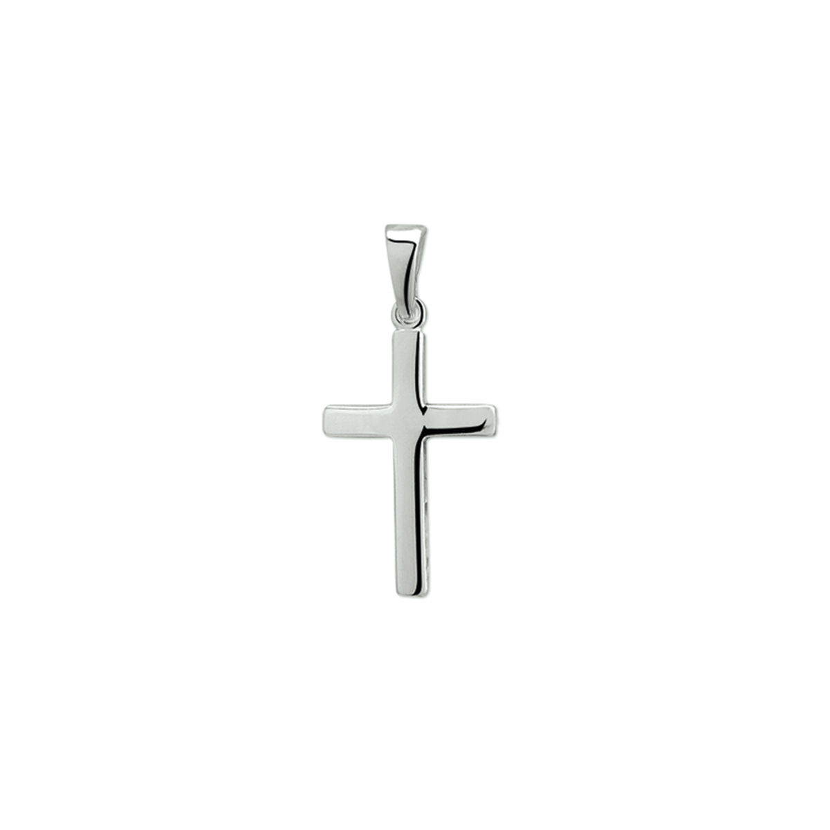 De Hanger Kruis met modelnummer 1323422 is een prachtige zilveren ketting van 925 sterlingzilver. De hanger is 20,5 mm hoog en 12 mm breed met een glanzende afwerking. Nikkelvrij, dus geschikt voor gevoelige huid. Perfect te dragen op formele en informele gelegenheden, gecombineerd met andere kettingen of solo voor een stijlvolle uitstraling. Gewicht: 0,99 gram.