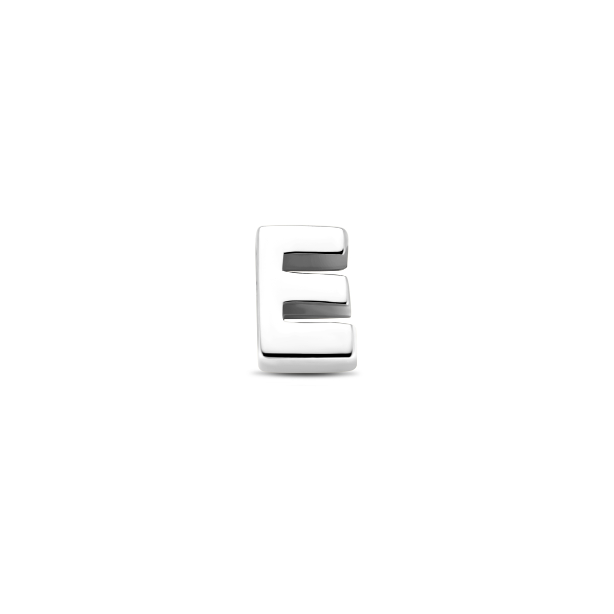 Beschrijving: Gerhodineerd zilveren hanger letter E met een hoogte van 6mm en een breedte van 5mm. Tip: Creeer een heel persoonlijk collier met de letters uit ons assortiment. Kies de initialen van een dierbare je geliefde of misschien wel gewoon die van jezelf!.
