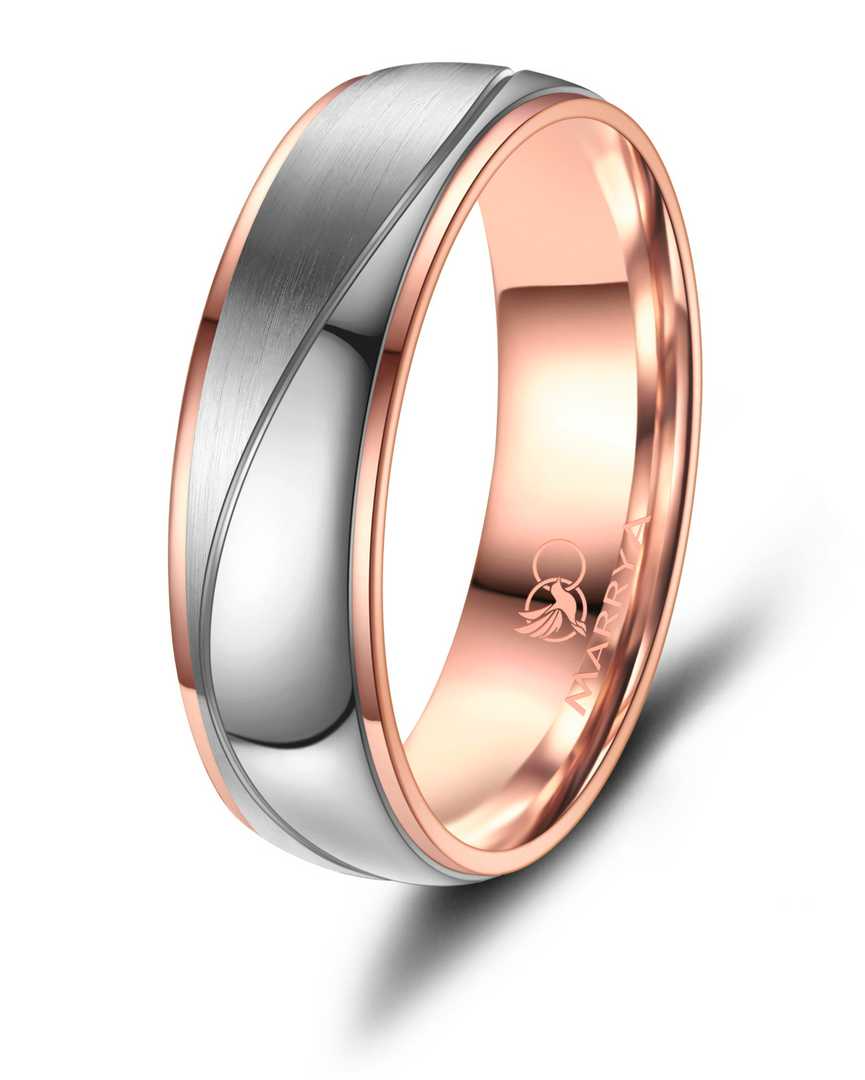De TITANIUM RING BICOLOR MT-70, modelnummer H-TI-25-70, is een verfijnde ring van titanium, met een prachtige tweekleurige roos-zilver afwerking. Deze maat 70 ring uit de categorie sieraden, past perfect bij elke gelegenheid. Draag hem alleen om zijn elegante eenvoud te benadrukken, of combineer met andere sieraden voor een stijlvolle look.