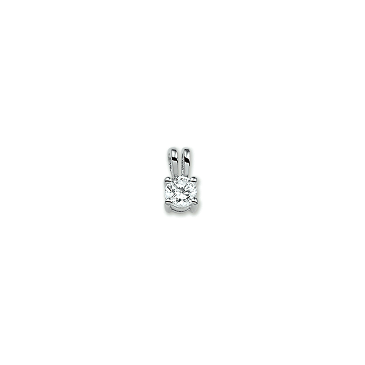 Hanger zirkonia voor dames, leuk voor een mooie gelegenheid voor aan de ketting.