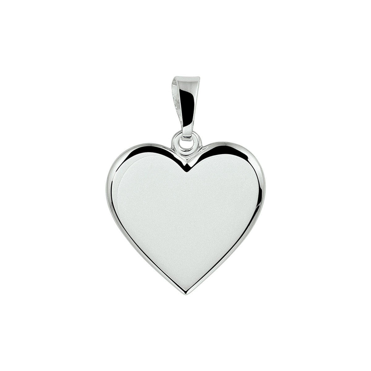 Gerhodineerd zilveren graveerhanger in de vorm van een hartje met een afmeting van 15.5x15.5mm. Een perfect kado voor je geliefde of dierbare. Gegarandeerd dat ze het hart kan waarderen. Tip: Combineer de hanger met een collier uit onze collectie.