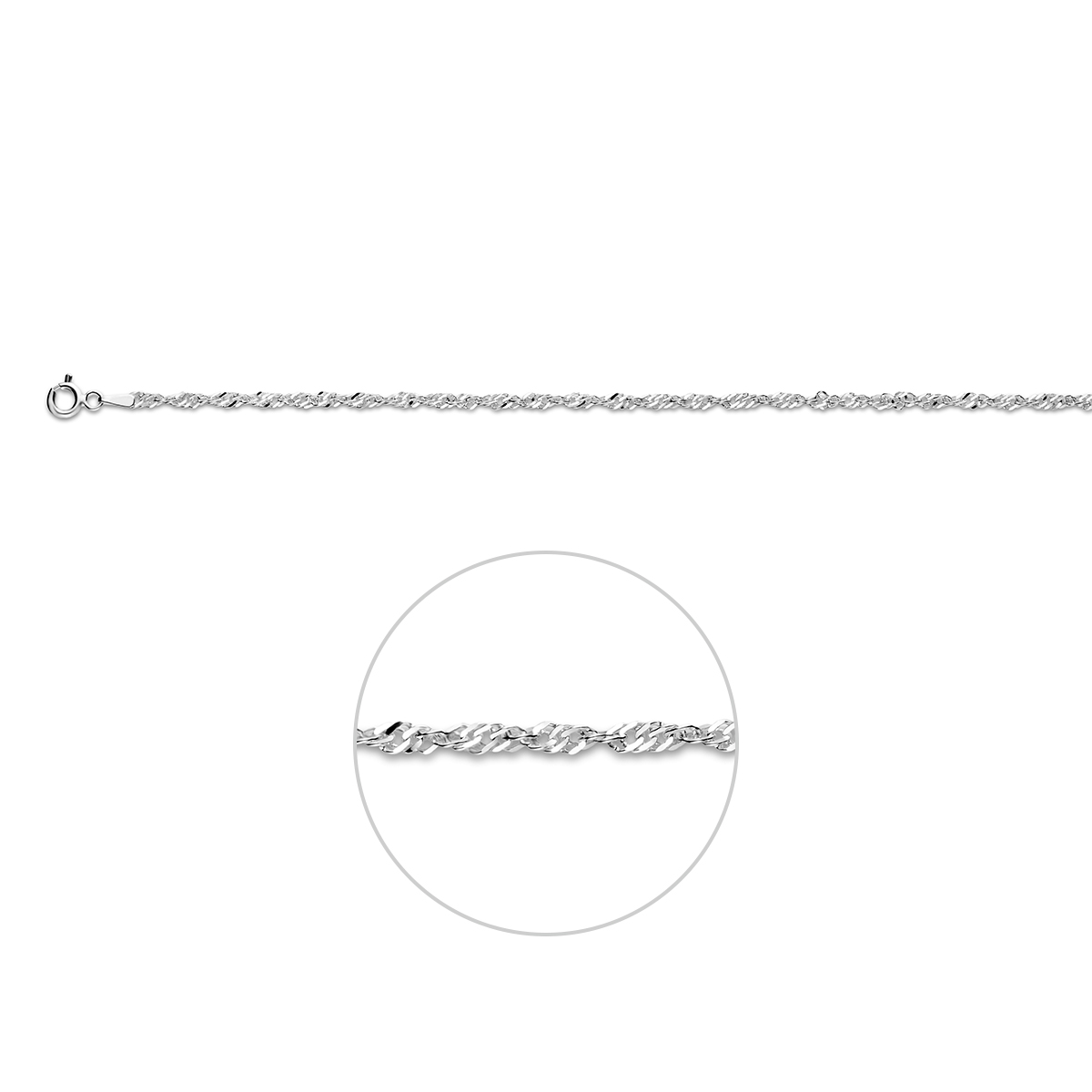 De schakelbreedte is 2.25mm.
