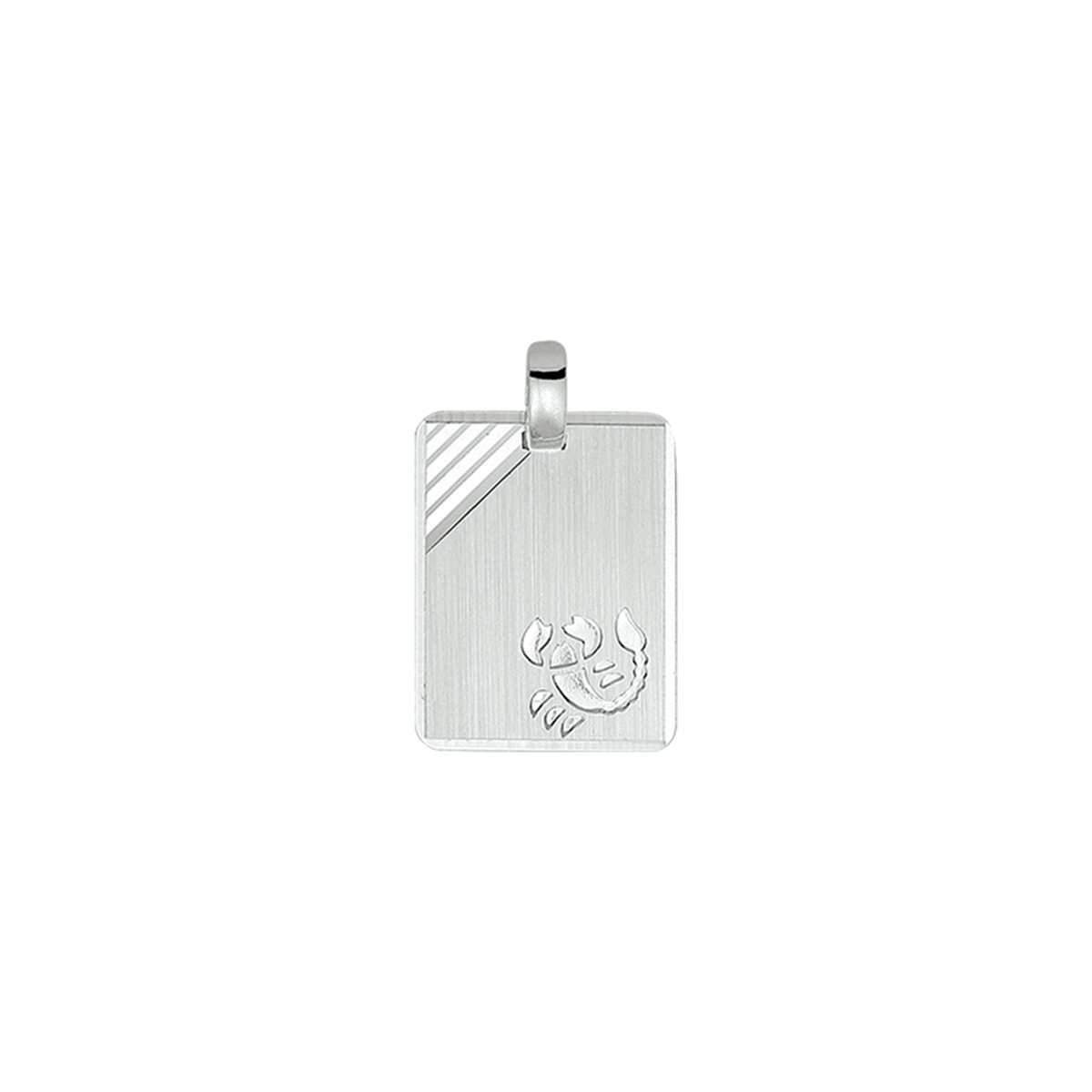 graveerhanger sterrenbeeld gediamanteerd zilver gerhodineerd