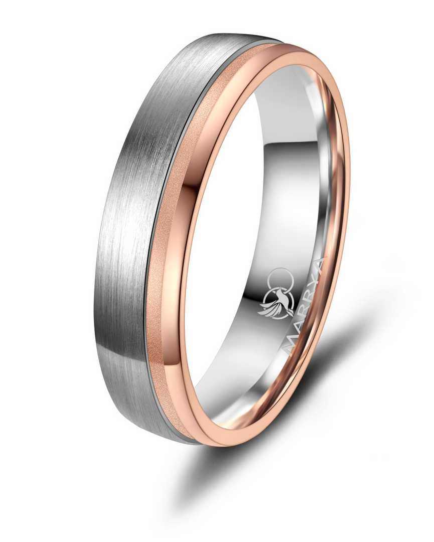 De TITANIUM RING BICOLOR MT 64, modelnummer H-TI-39-64, is een stijlvolle ring van titanium in een prachtige rose-zilver kleur. Met maat 64 biedt het een comfortabele pasvorm. Draag het als een verfijnde accessoire op elke vinger voor een moderne look, perfect voor zowel dagelijks als formeel gebruik. Voeg tijdloze elegantie toe aan je verzameling.