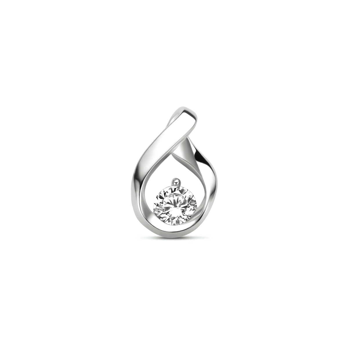 Hanger zirkonia is een verfijnde charm van een ongekend merk. Met rhodium plating, een gewicht van 1,1 gram en een briljant geslepen zirkonia, straalt deze zilverkleurige hanger elegantie uit. Met een hoogte van 14 mm en een breedte van 9,5 mm is hij ideaal voor kettingen. Perfect om subtiele glamour aan elke outfit toe te voegen.