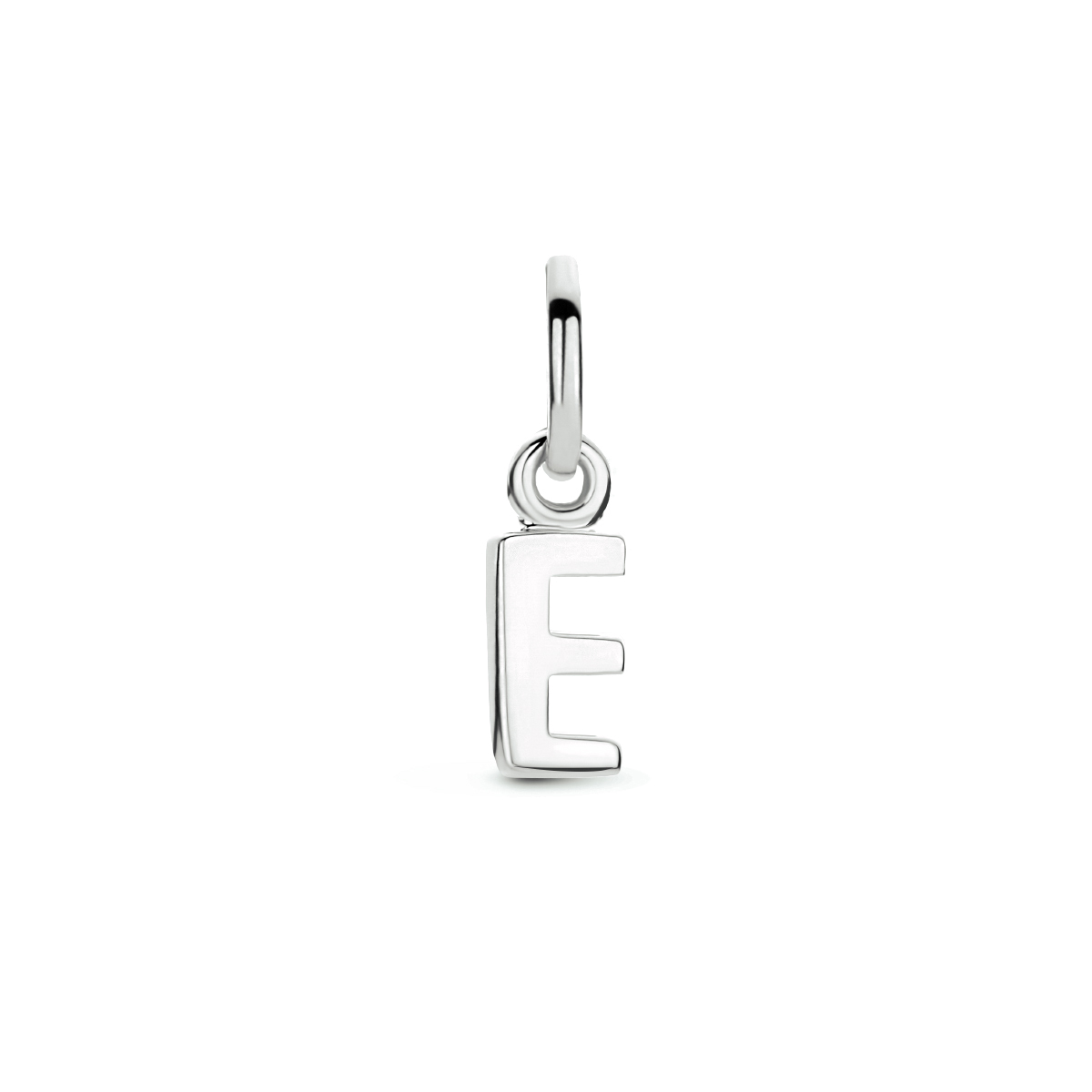 Gerhodineerd 925 zilveren hanger uitgevoerd in een letter.