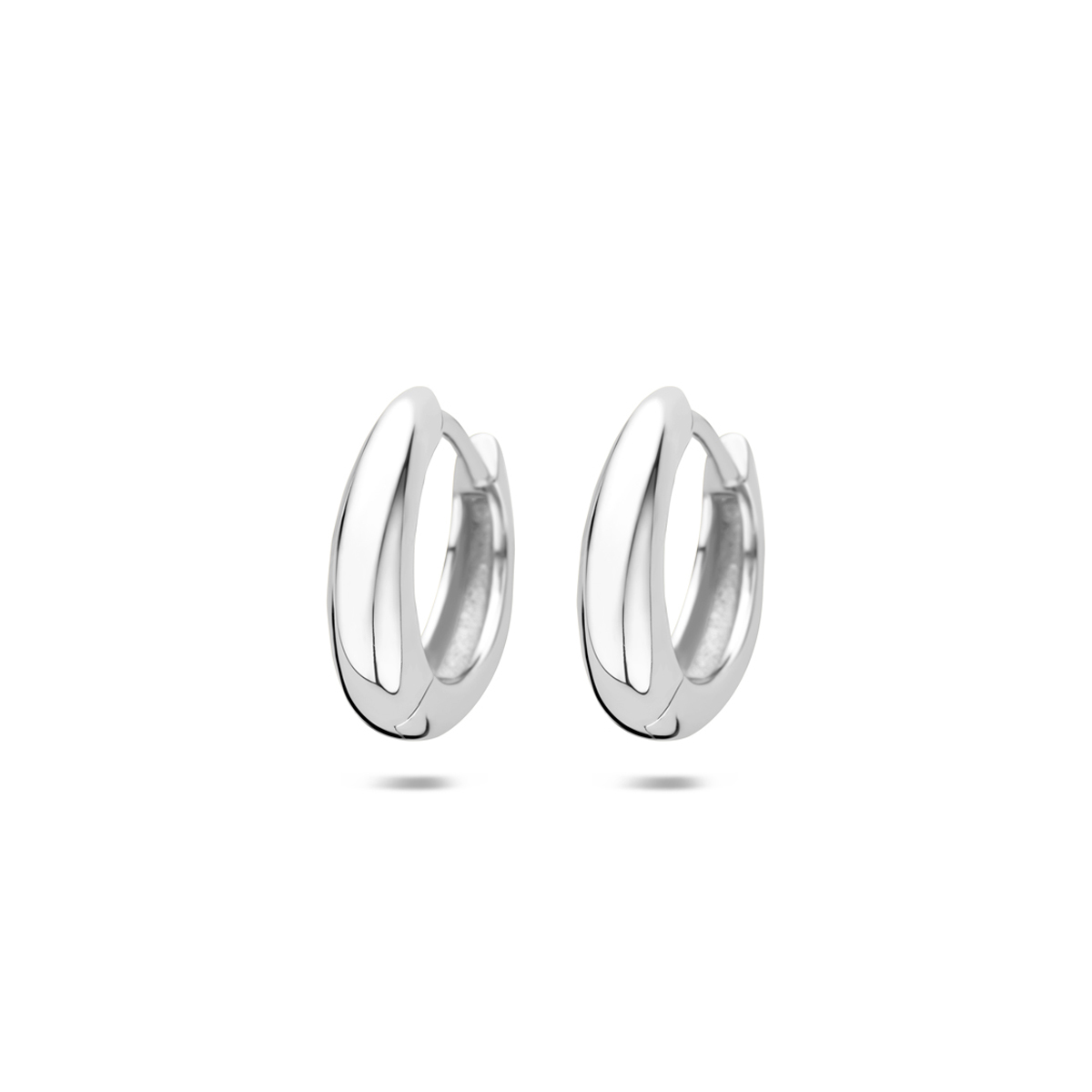 Zilveren oorringen buis 4mm