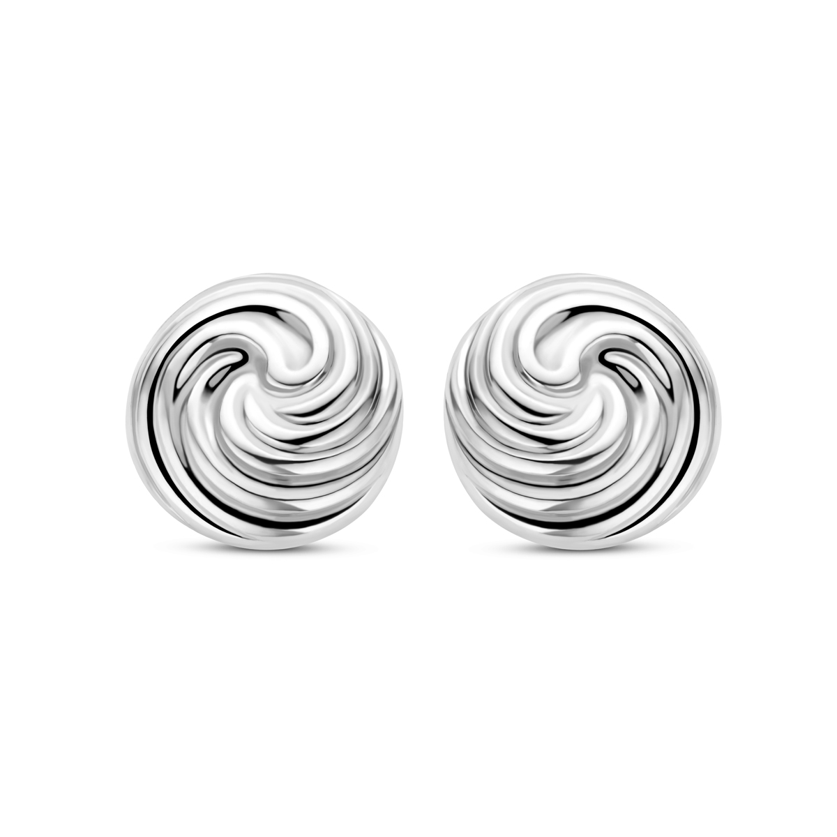De Zilveren Oorknoppen knoop zijn verfijnde studs met een diameter van 18 mm. Ze zijn gemaakt van rhodium-plated materiaal en hebben een ronde vorm met een glanzende afwerking. Met ze zijn elegant en stijlvol. Perfect voor dagelijks gebruik of speciale gelegenheden om je look te completeren.