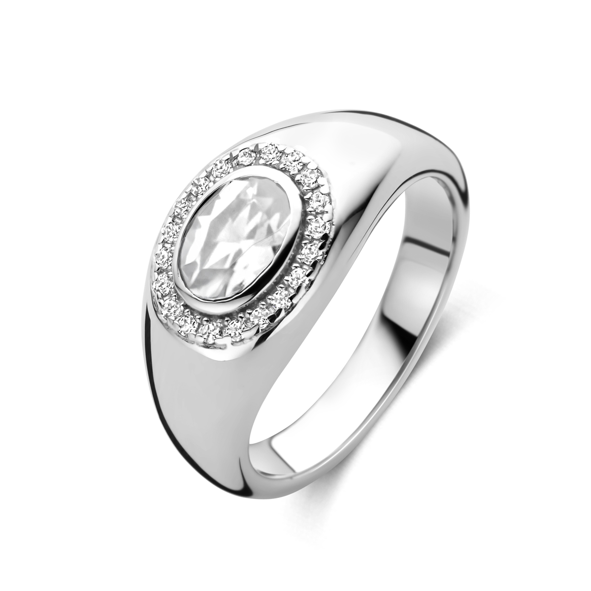 Ring zirkonia maat 56