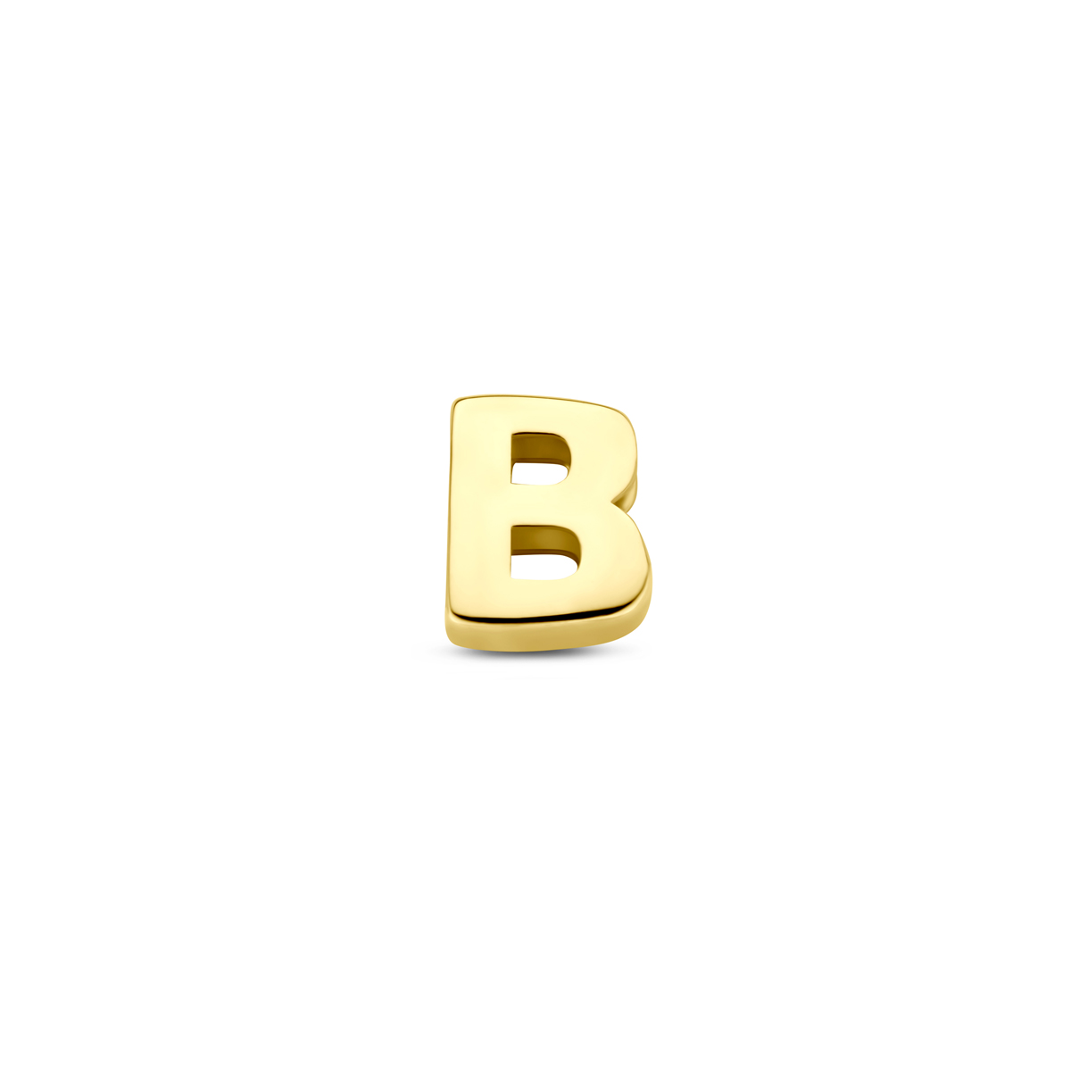 14k Geelgouden hanger uitgevoerd met een letter.