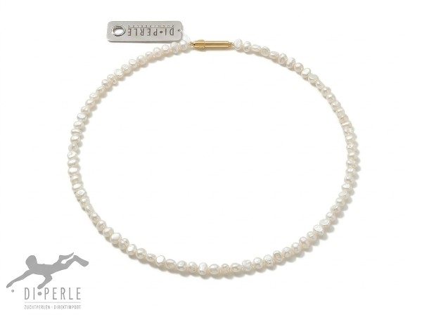 Productinformatie "SWZP Halsketting wit staal VG 45 cm"
Soorten parels:	Zoetwater gekweekte parels
Legering:	Staal VG
Lengte:	45 cm
