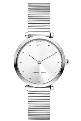 Dit is een horloge van het merk Danish Design gemaakt voor dames.
De specificaties zijn als volgt:
Kastmaat: 27,5 mm
Kastdikte: 6,2
Bandlengte: 170
Bandbreedte: 12
Waterdichtheid: 3 ATM / 30 Meter / 100 Feet