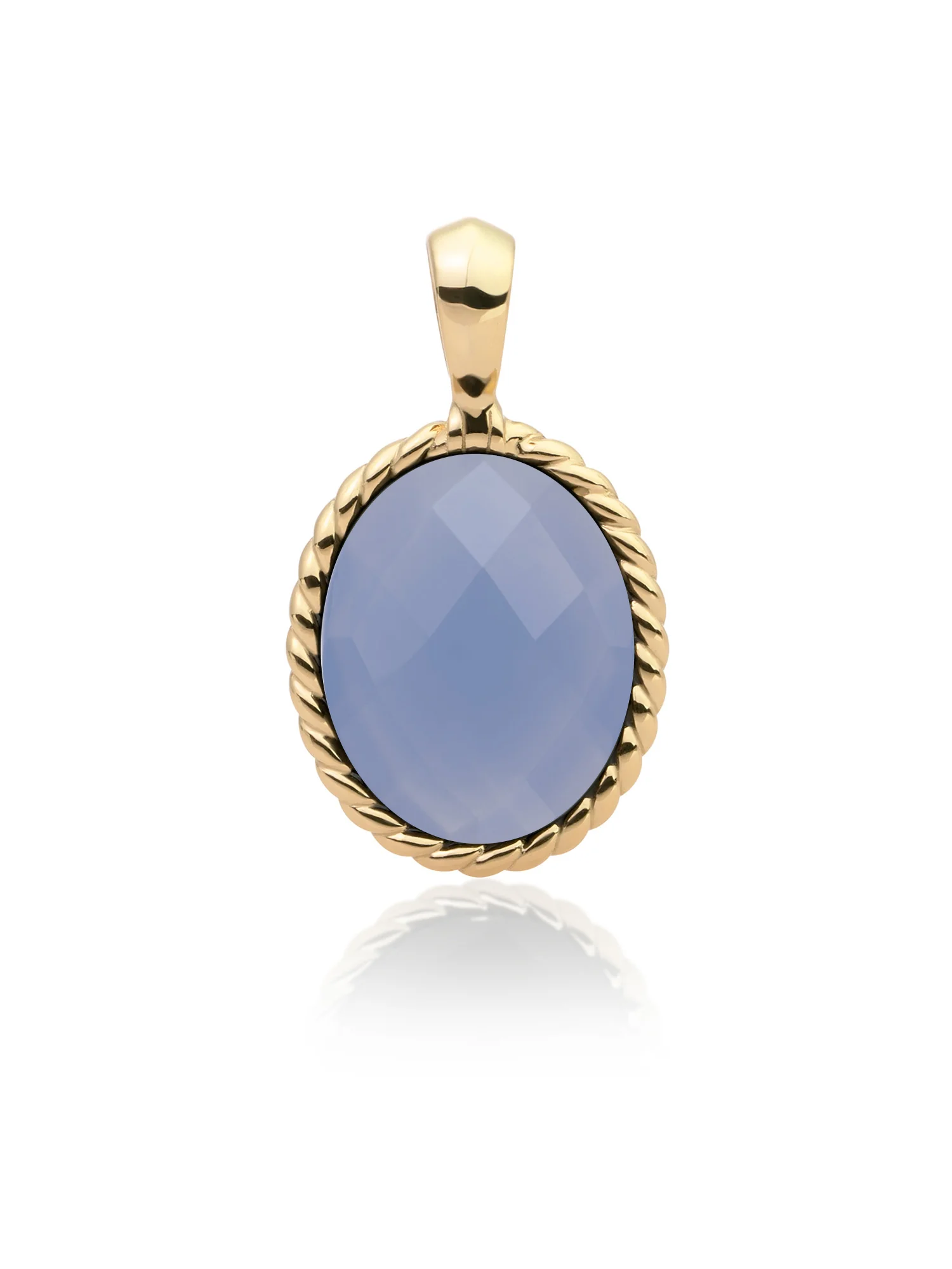 SPARKLING JEWELS HANGER MILKY JADE GOLD