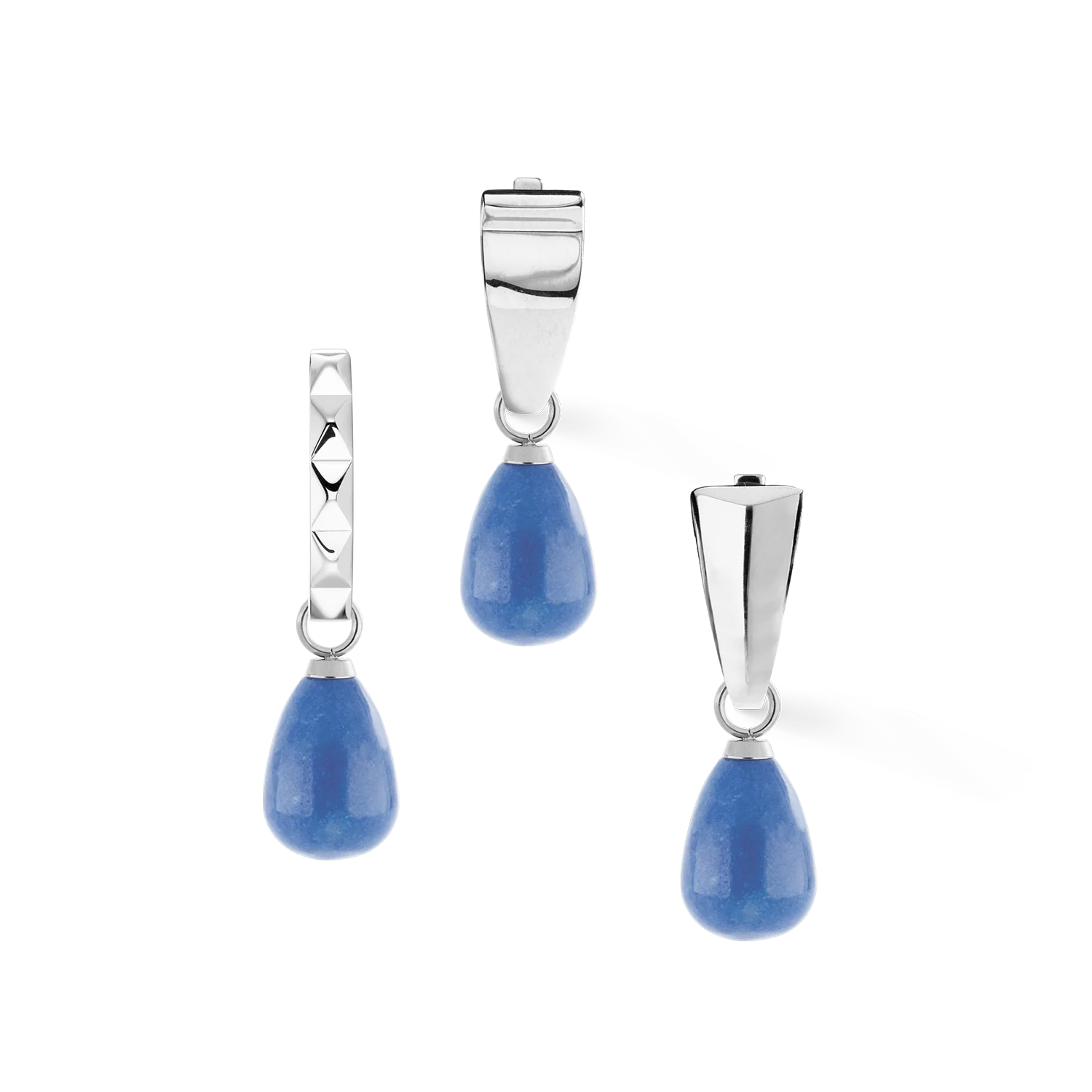 Coeur de Lion Ear Me Up Blue-Silver