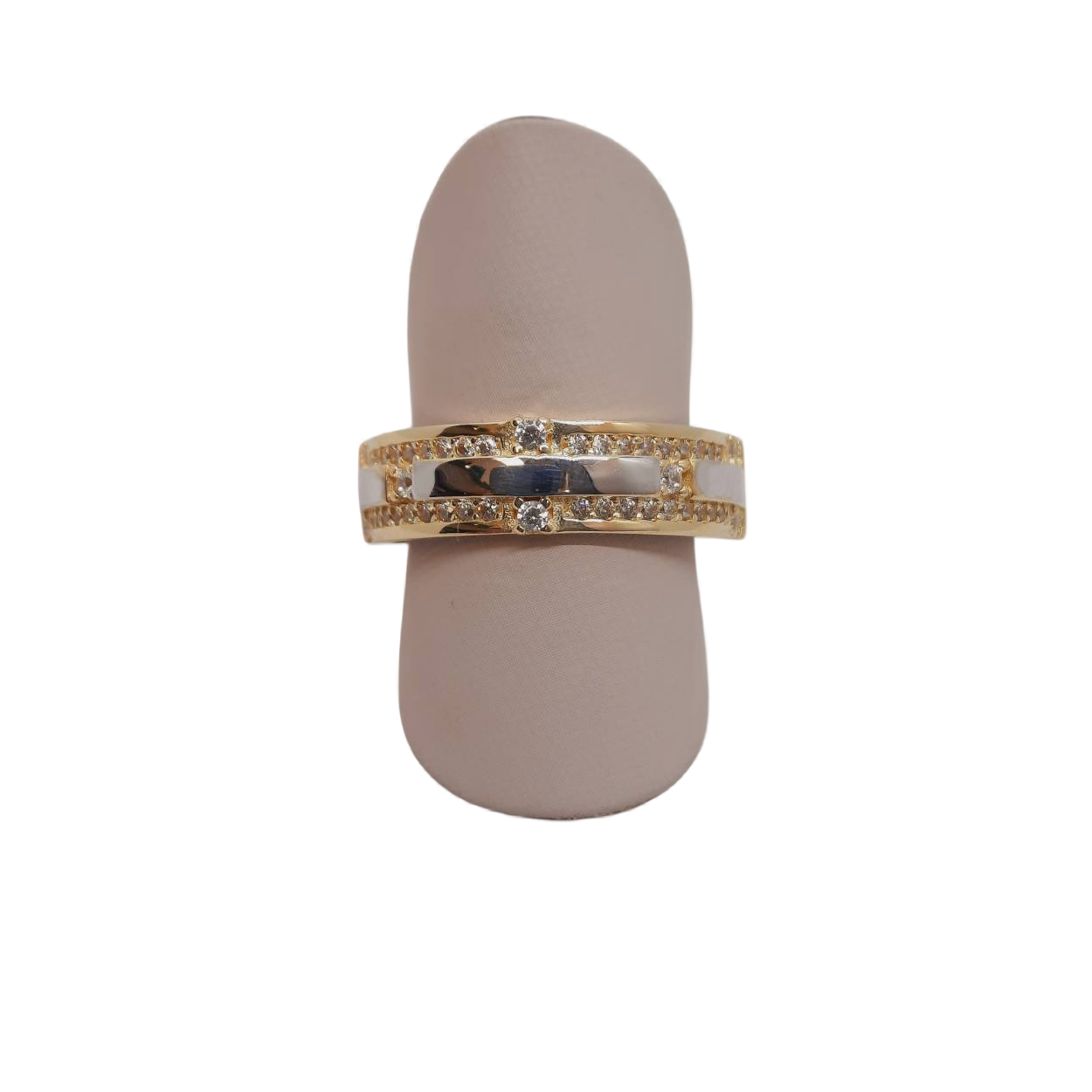 De gouden damesring met modelnummer BREA-JOY-0004079 is een schitterende 14-karaats gouden ring, versierd met stenen. De ring heeft een glanzende afwerking en maat 54. Perfect voor zowel dagelijks gebruik als speciale gelegenheden. Draag deze tijdloze ring solo voor elegantie, of combineer met andere sieraden voor een gelaagde look. Een luxe aanvulling op elke garderobe.