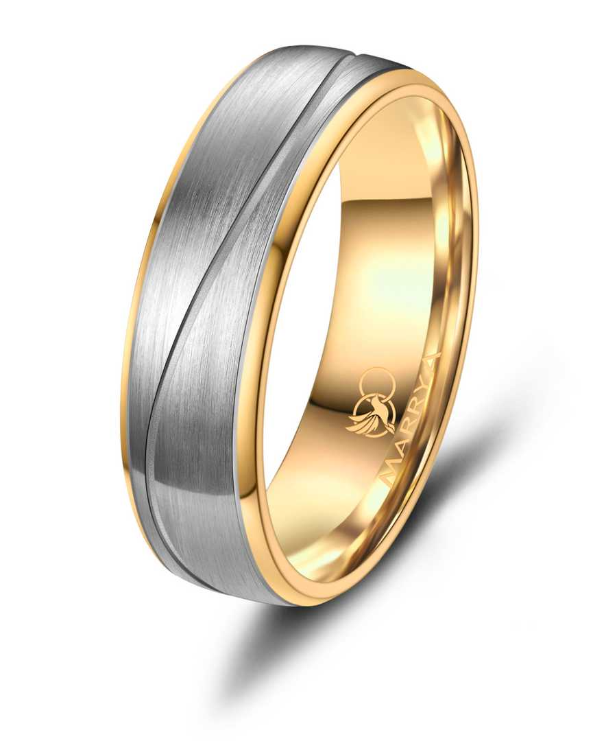 De TITANIUM RING BICOLOR MT 72, modelnummer H-TI-50-72, is een stijlvolle juweelring. Kenmerken zijn een bicolor ontwerp, wat elegantie en moderniteit uitstraalt. Draag deze ring als opvallend sieraad voor dagelijks gebruik of speciale gelegenheden. Combineer met andere titanium sieraden voor een geco&ouml;rdineerde look. Perfect als modieuze accessoire of betekenisvol cadeau.
