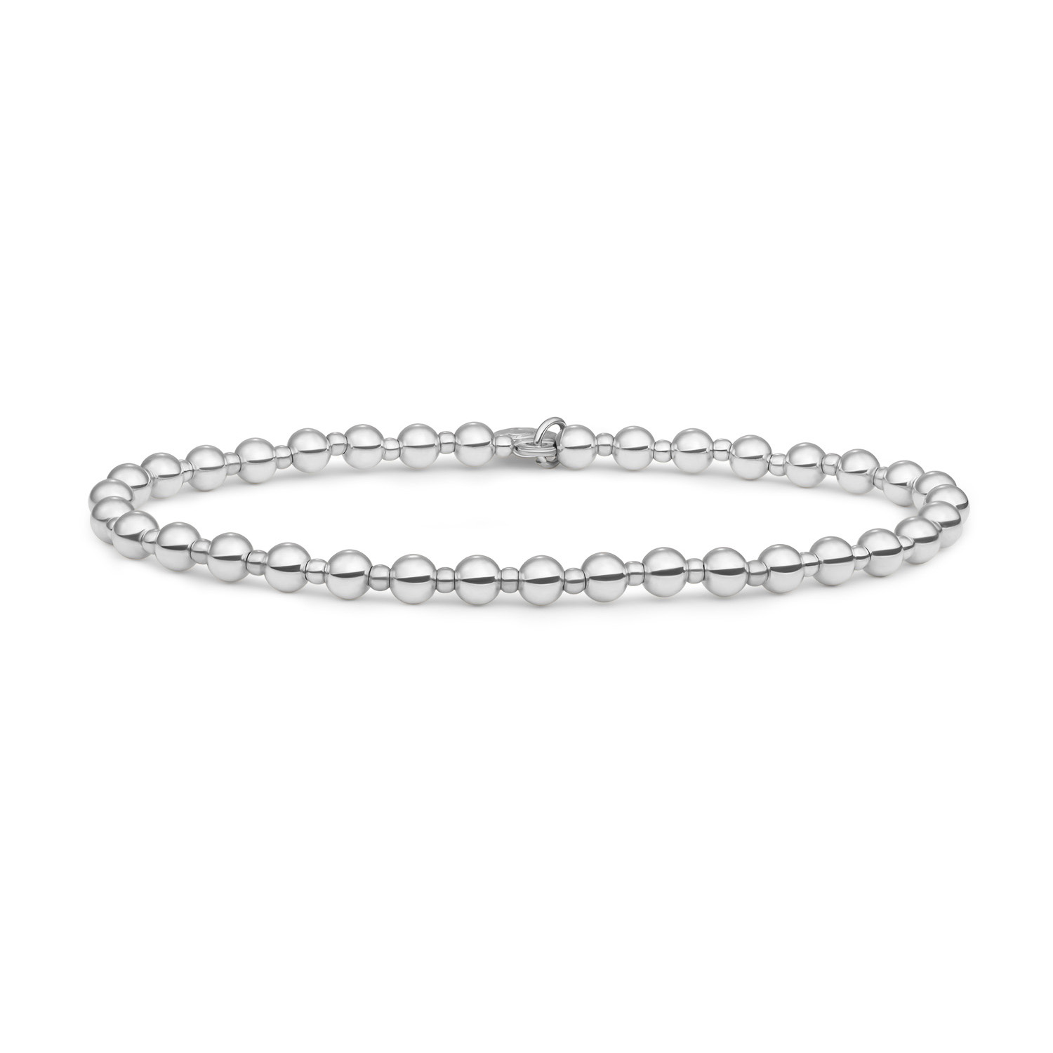 Sparkling Jewels Bracelet | Bold Mix Silver - 4/2 mm