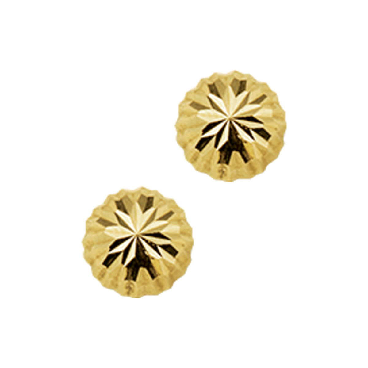 Gouden oorstekers 6 mm