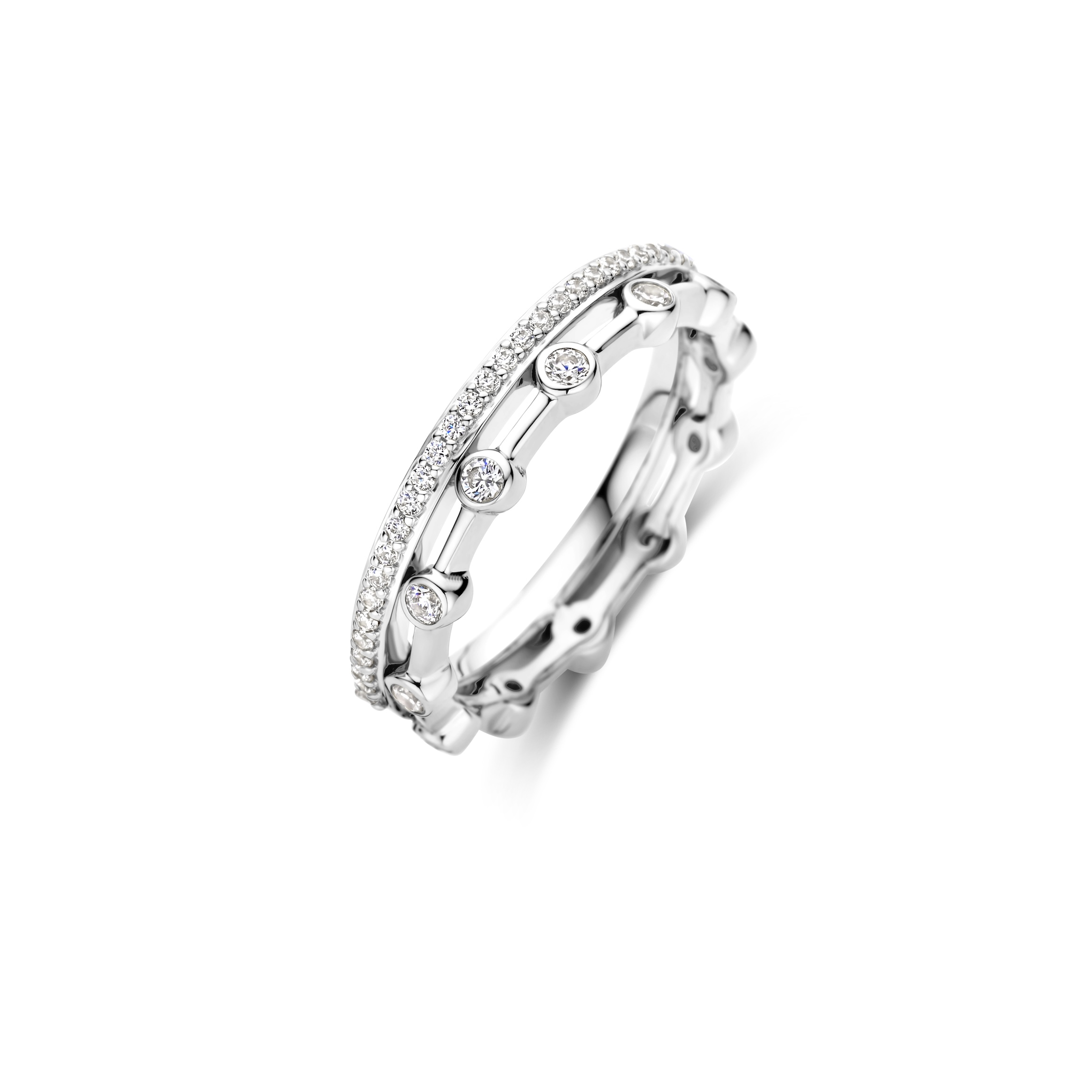 Dit is een ring van het merk FJF Jewellery gemaakt voor dames.
De specificaties zijn als volgt:
Ringmaat: 54