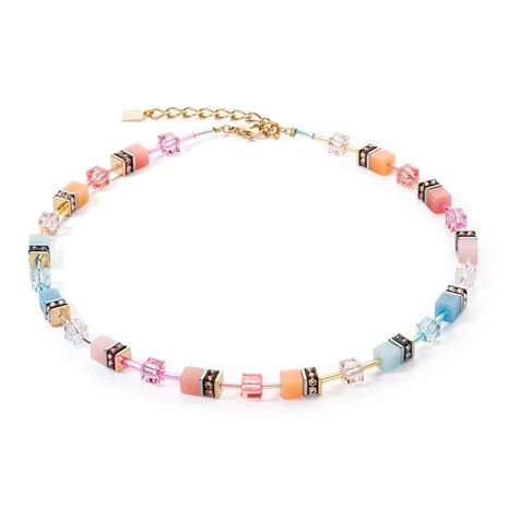 Coeur de Lion collier met polaris en swarovski kristallen. 