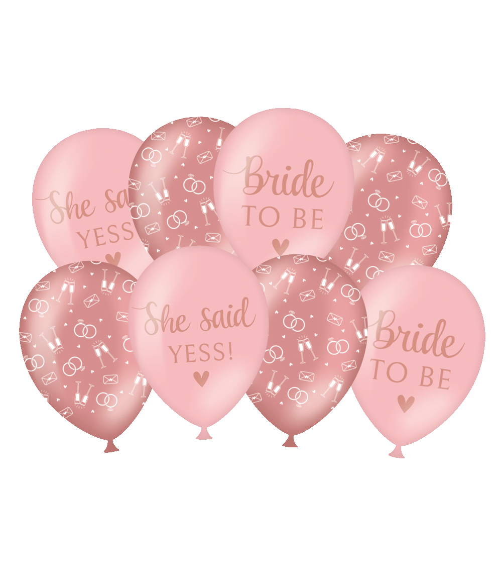 Product 70365107, Party Ballonnen - Bride to Be, biedt feestelijke ballonnen voor een bruisend vrijgezellenfeest. Onder categorie TOYS_HOBBY_PARTY vallen deze decoratieve ballonnen perfect in de sfeer van plezier en feestelijkheid. Zorg voor een stijlvolle presentatie door de ballonnen te groeperen of te combineren met andere feestdecoraties voor een onvergetelijke ambiance.