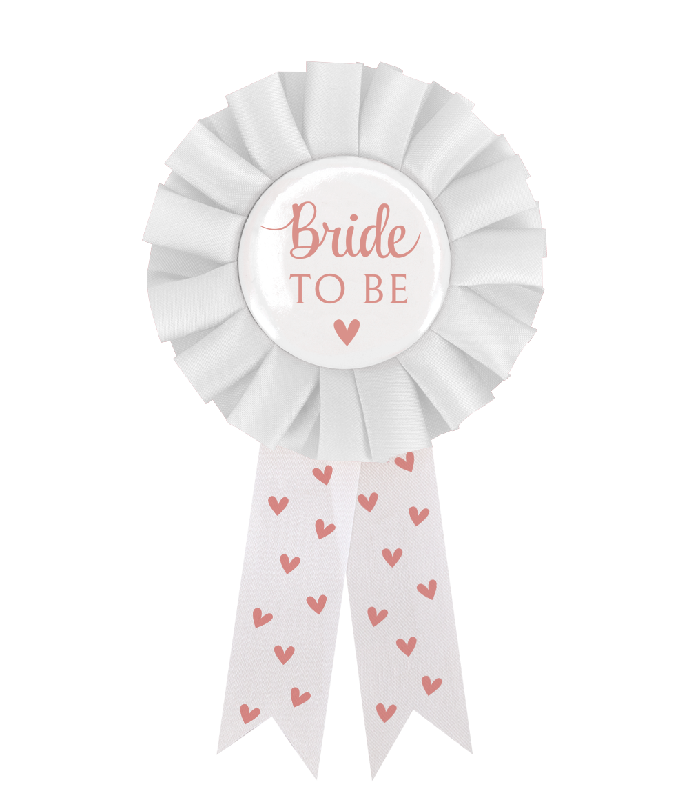 De Party roset - Bride to be, modelnummer 7030025, behoort tot de categorie TOYS_HOBBY_PARTY. Deze feestelijke rozet is ideaal voor een aanstaande bruid. Bevestig de rozet eenvoudig op kleding met de speld aan de achterkant. Het is een geweldige manier om de bruid in de schijnwerpers te zetten tijdens haar vrijgezellenfeest of bruiloftsvoorbereidingen.