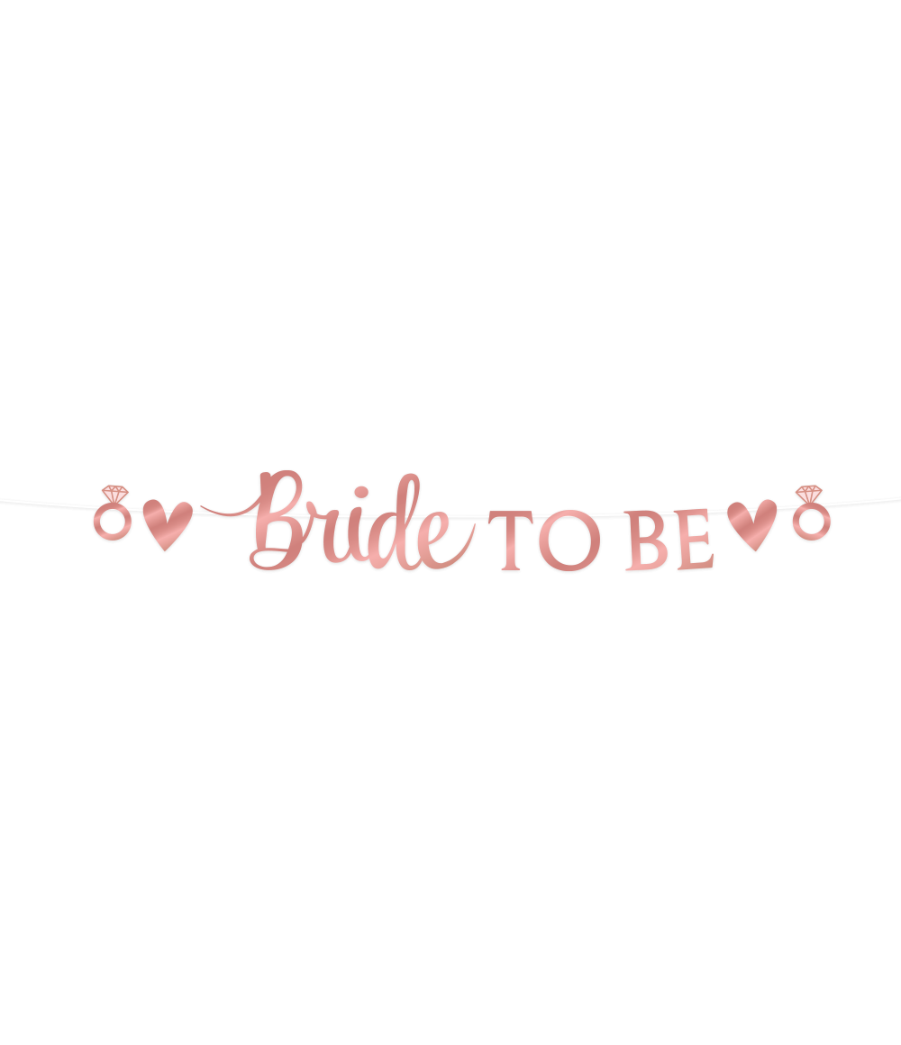 Deze Letter Banner &ndash; Bride to Be is een decoratieve toevoeging aan elk vrijgezellenfeest of bridal shower. De slinger vormt de tekst &lsquo;Bride to Be&rsquo; en cre&euml;ert direct een herkenbare themasfeer binnen het Bride to Be assortiment. De banner is geschikt voor wanddecoratie, boven een tafelopstelling of als achtergrond bij een photobooth.