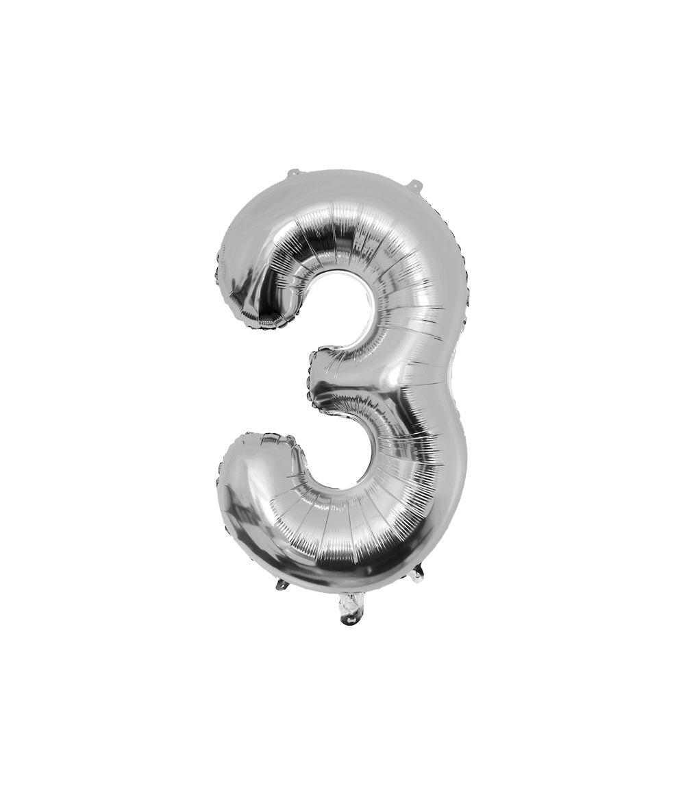 De zilveren cijfer ballonnen uit de Basic collectie van Paper Dreams zijn de ideale toevoeging om elke gelegenheid te transformeren in een feestelijke en vrolijke sfeer. Of het nu gaat om een verjaardag, jubileum, bruiloft of een andere speciale viering, foil balloon silver - no.3 voegt een sprankeling toe aan elke ruimte. Deze grote zilveren cijferballon is maar liefst 86cm groot, wat het tot een echte eyecatcher maakt.
De zilveren cijferballonnen worden geleverd incl. rietje om de ballon op te blazen en is geschikt voor zowel helium als lucht. 