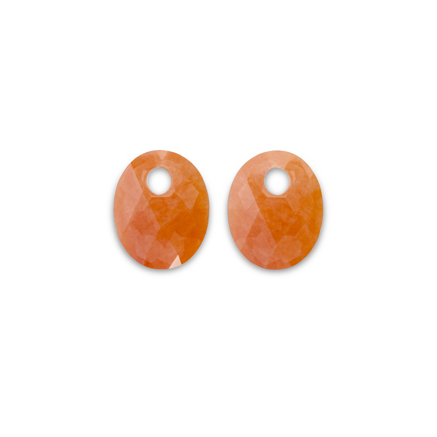 Sparkling Jewels earstones Red Aventurine Small Oval