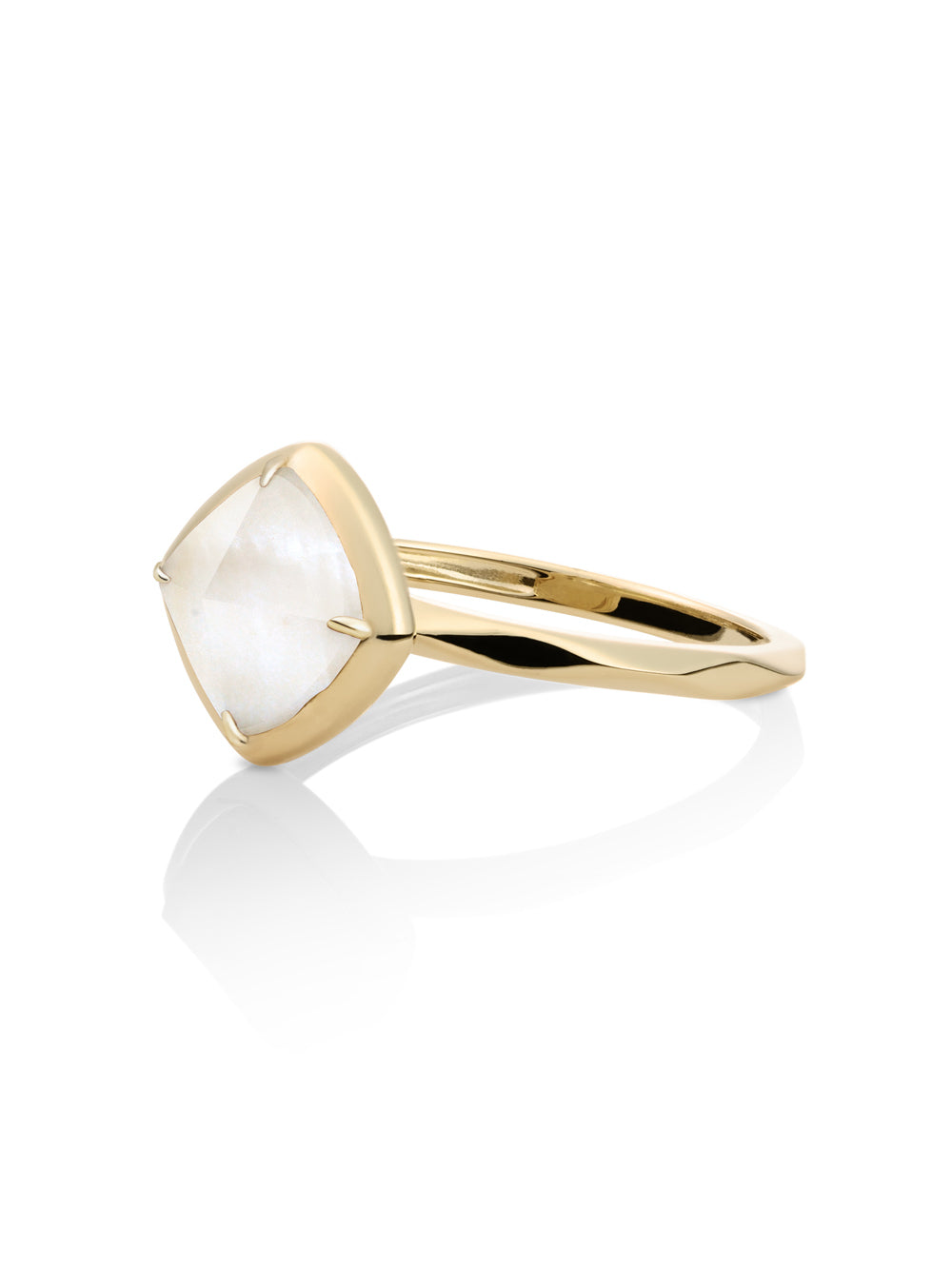 SPARKLING JEWELS 9KT GEELGOUDEN RING MOP