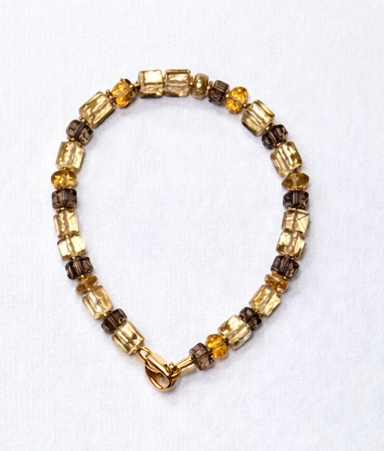 armband ab go citrien ch topaas rookquarz