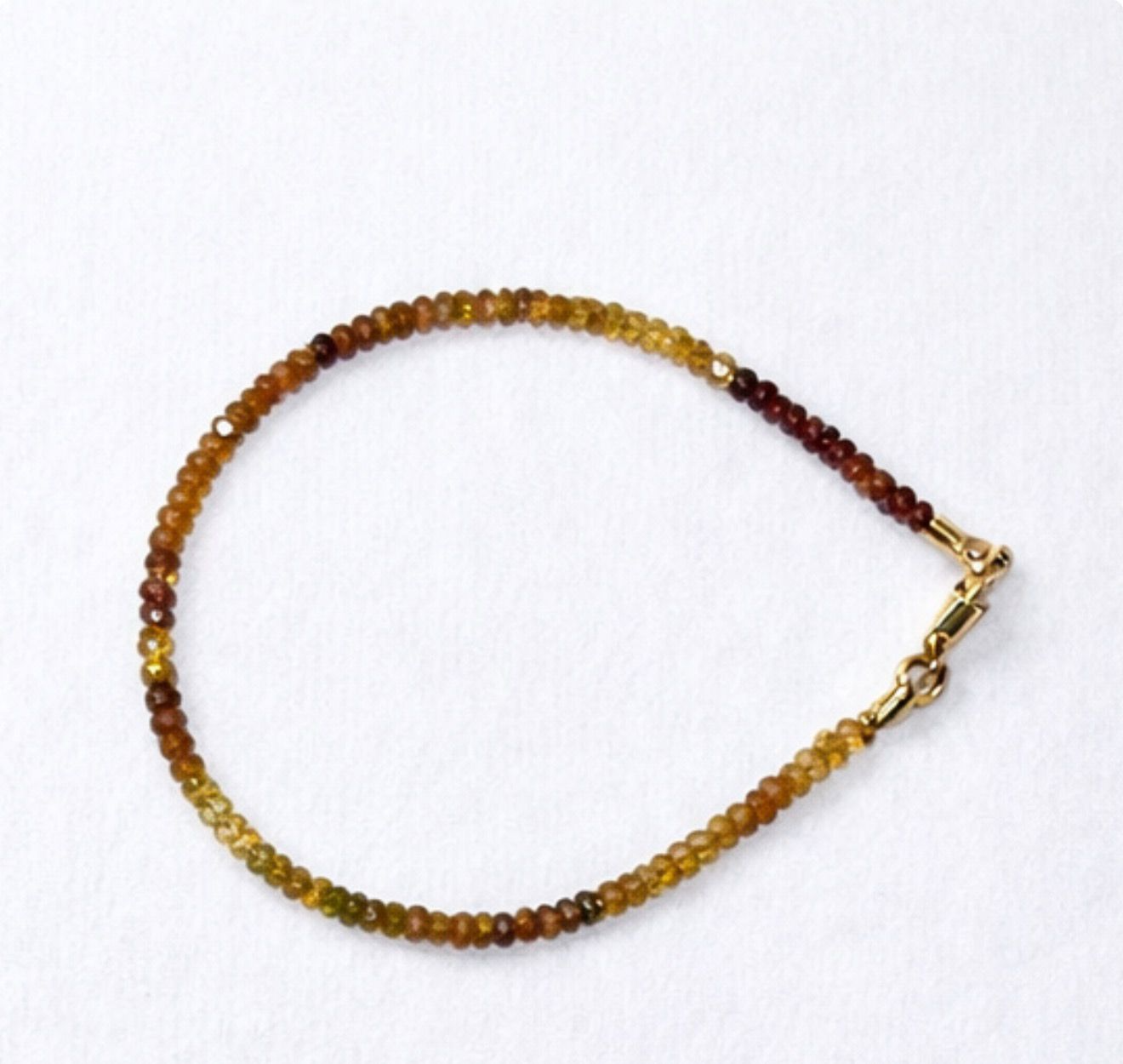 armband gg verg turmalin bruin 18cm