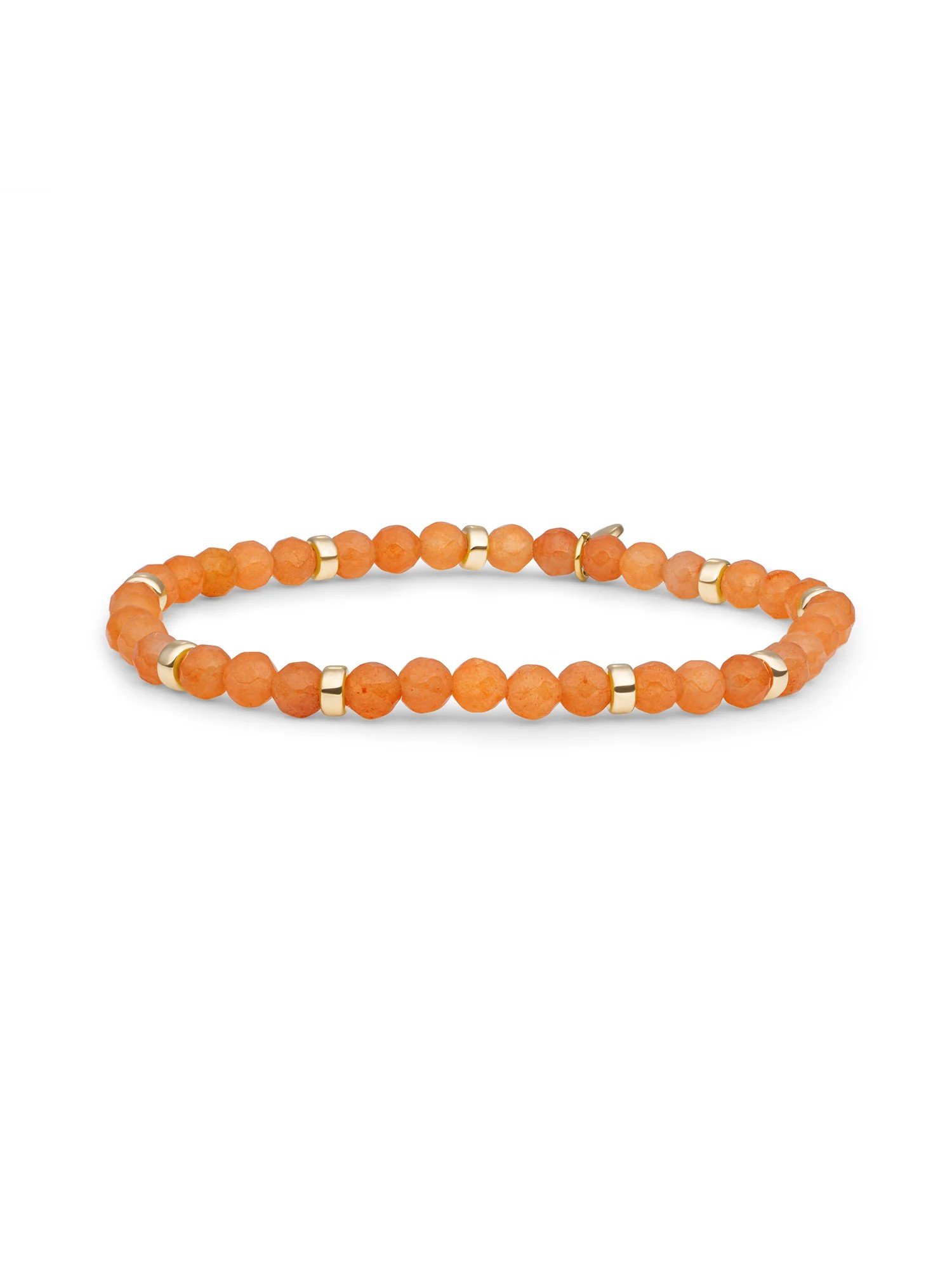 Bracelet | Red Aventurine Roundel Interstellar - Gold