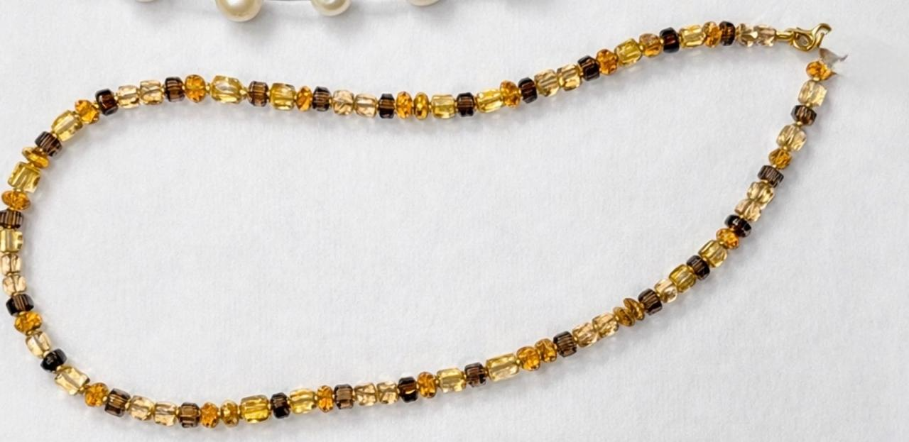 collier go citrien sc top rookquarz