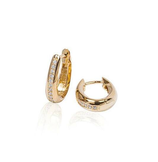 Zilver verguld met zirkonia