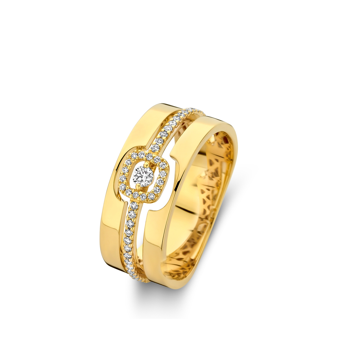Ring 18 kt met diamanten
