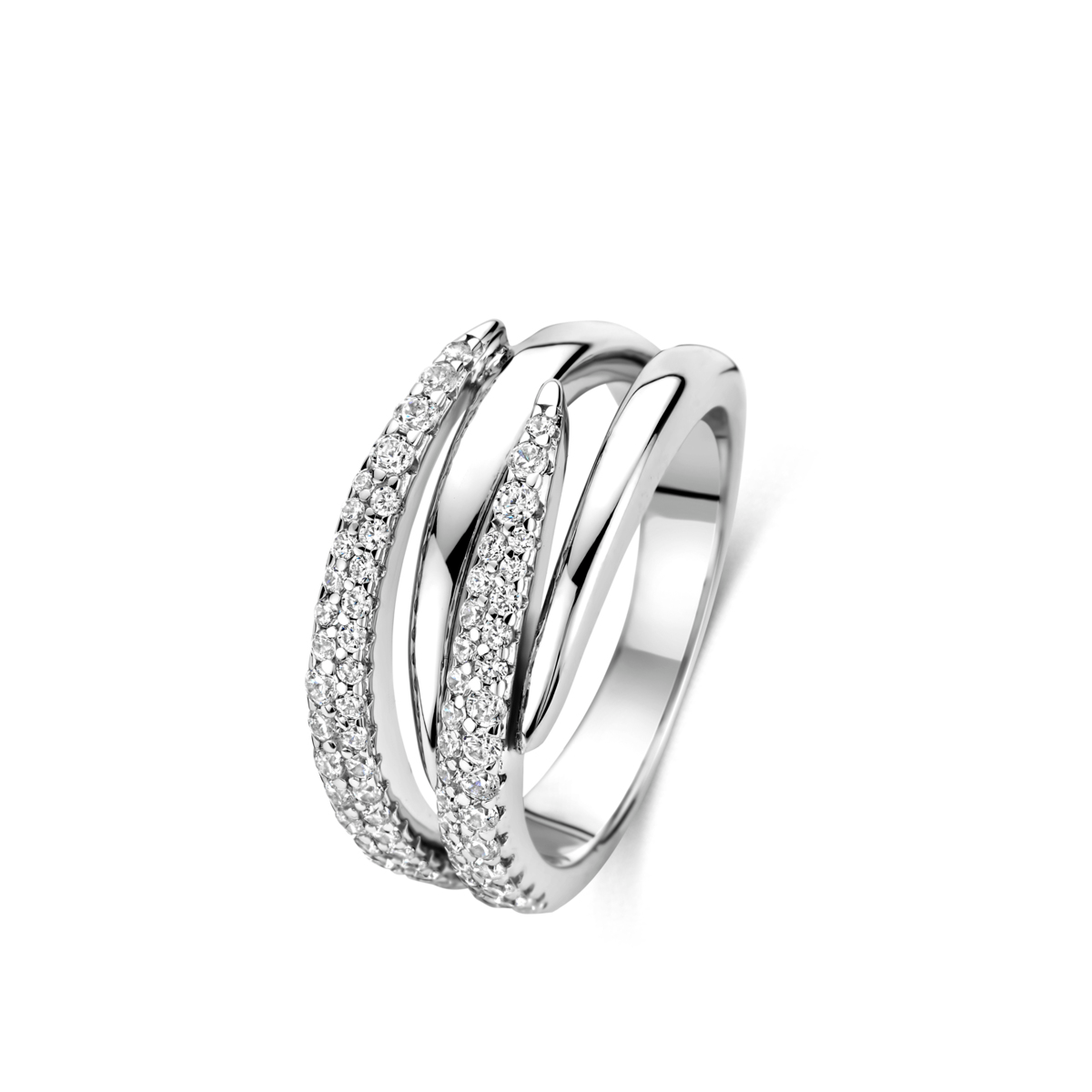 Ring zilver met zirconia