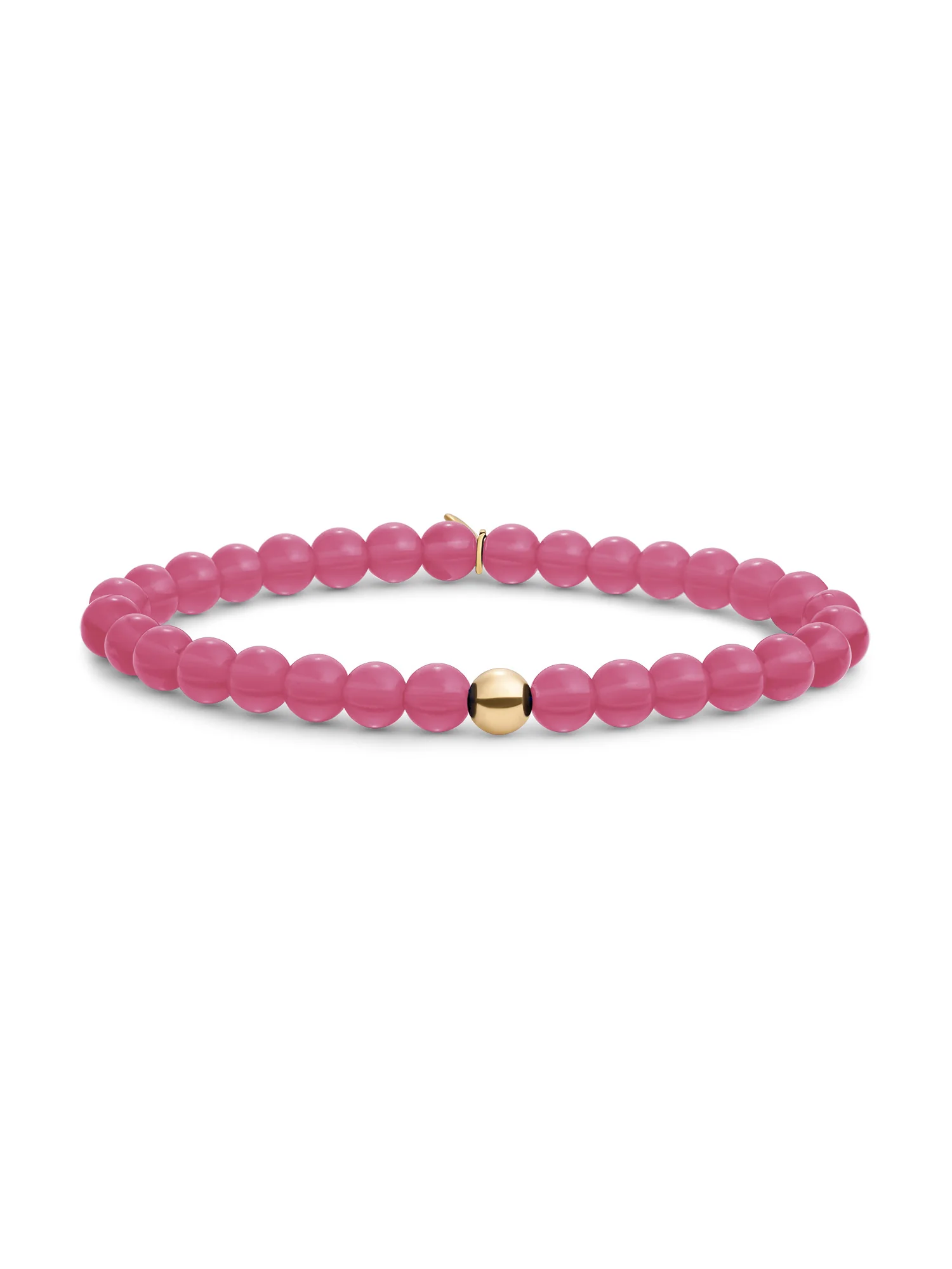 De Armband Candy Jade Saturn large - Goud - 6mm, modelnummer SBG-GEM69-ADD-6MM, is een elegante gouden armband met een diameter van 180 mm. Gemaakt van goudgeplateerd materiaal, ideaal voor dagelijks gebruik of speciale gelegenheden. Combineer met andere gouden sieraden voor een verfijnde look. Perfect om solo of met meerdere armbanden te dragen voor extra flair.