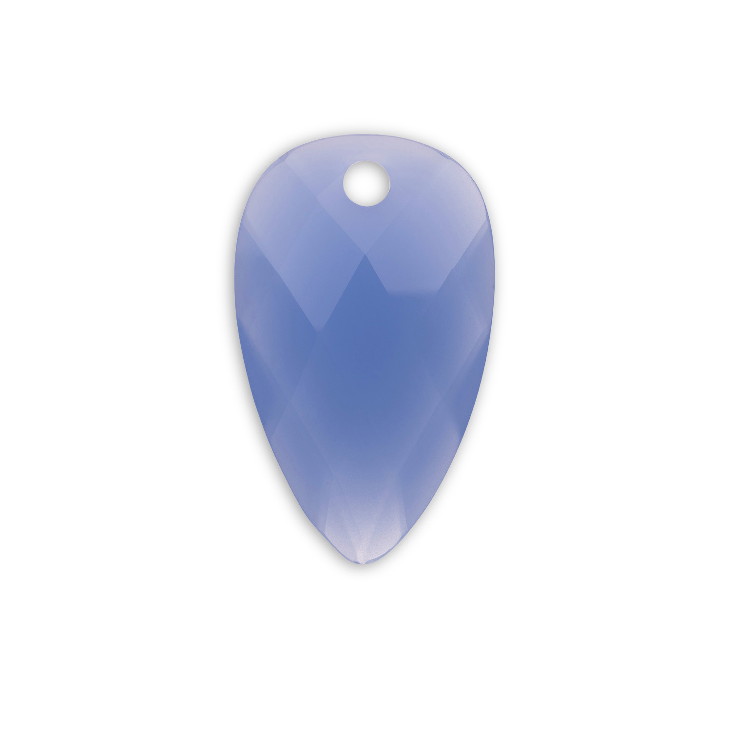 Pendant Gemstone | Blossom - Milky Blue Jade