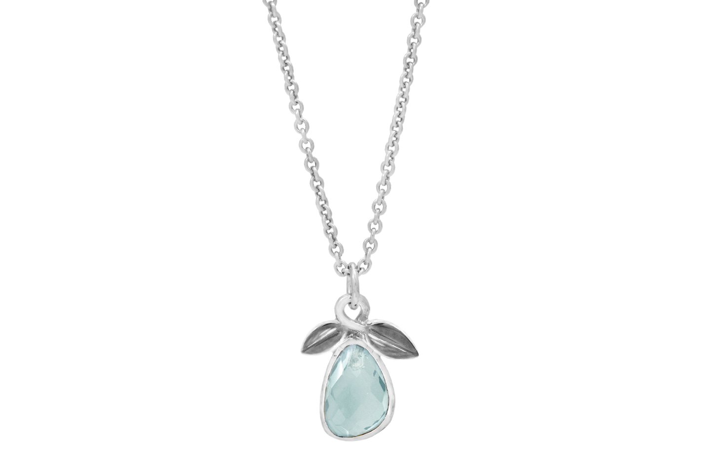 RABINOVICH zilver collier Twilight 82002006
Blauwe topaas, de draaglengte van het collier is 42 en 45 cm 