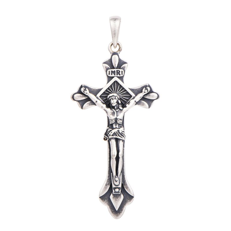 MY iMenso ODM "Cross Gregorio" pendant (925/oxidized)