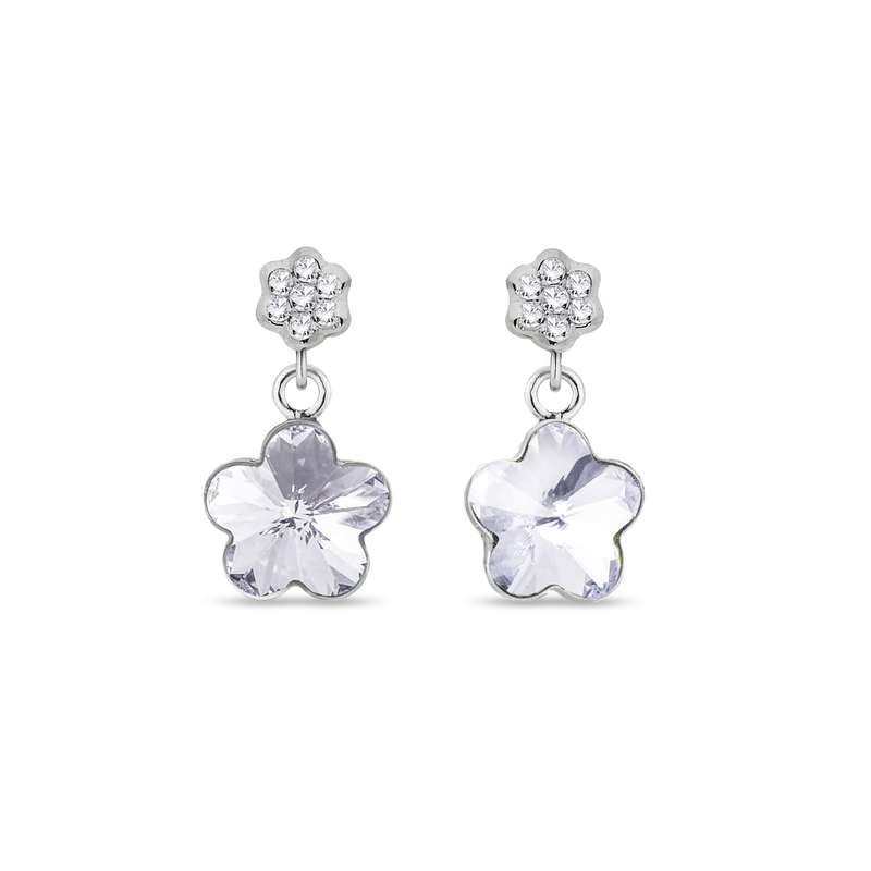 Spark CLEMATIS Earrings Crystal