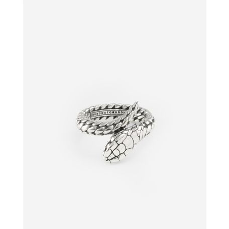 Buddha to Buddha Ring Ben XS Snake Silver