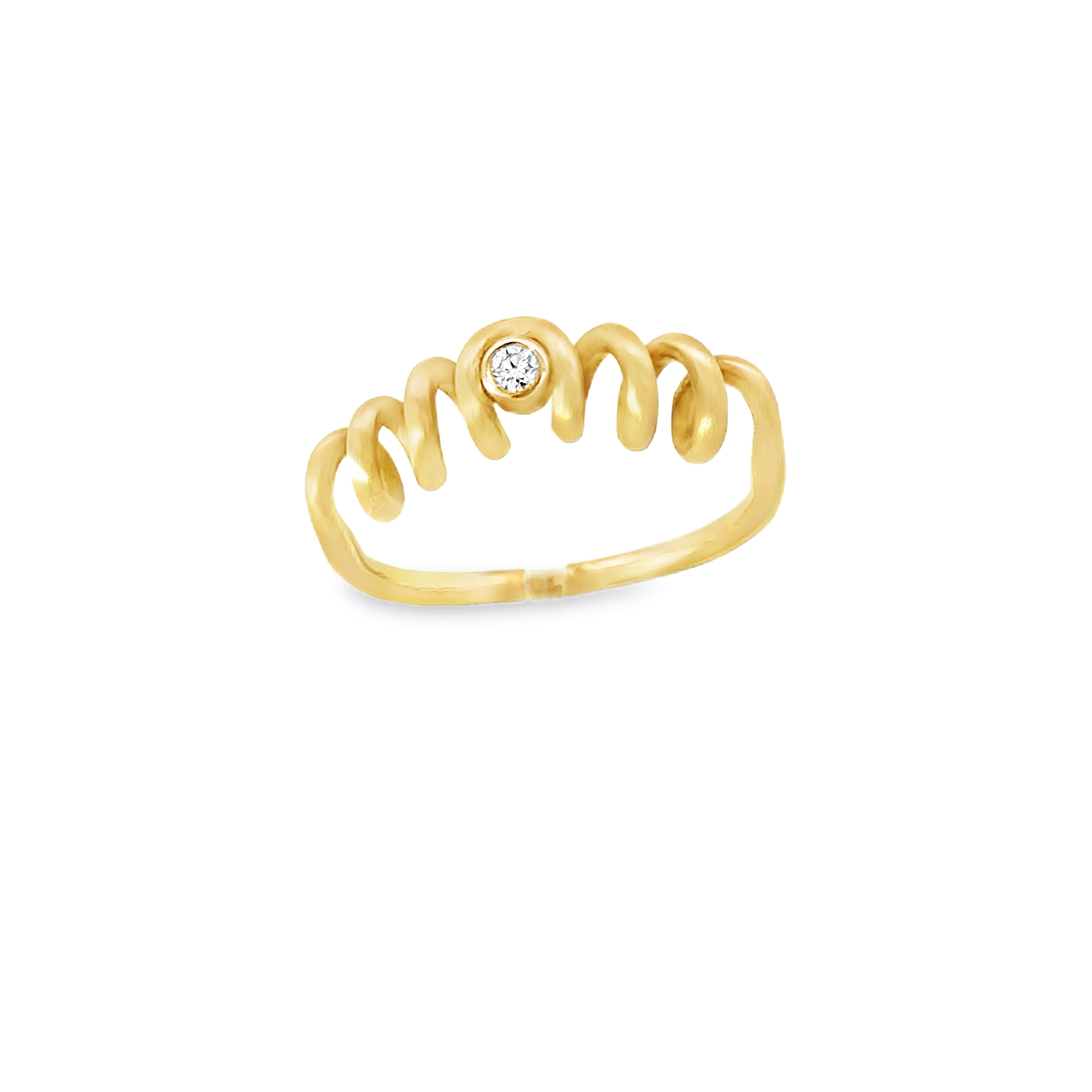 Der Ring Gold 750,   besticht durch seine Eleganz mit einem 0,04 ct Brillanten. Als edler Schmuckst&uuml;ck kategorisiert, eignet er sich perfekt f&uuml;r besondere Anl&auml;sse oder als t&auml;gliches Accessoire. Tragen Sie ihn allein oder kombinieren Sie ihn mit anderen Ringen f&uuml;r einen trendigen Schichtlook. Ein Must-Have f&uuml;r jeden Schmuckliebhaber.