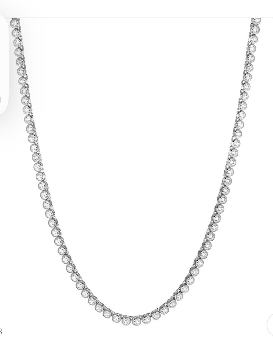 Ketting in zilver met zirconia uit de collectie Sif Jakobs 