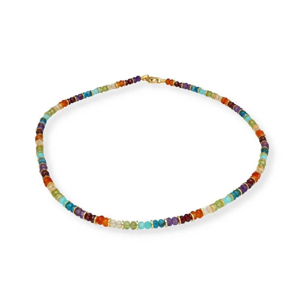 Collier go, 7 chakra kleuren