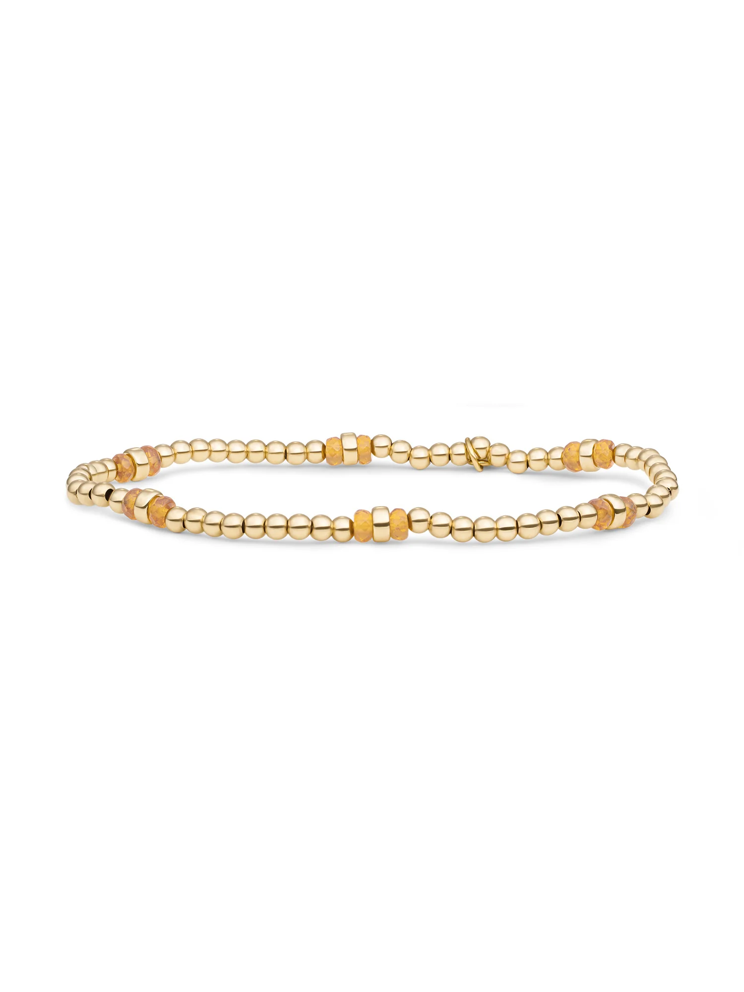SPARKLING JEWELS ARMBAND LIGHT GOLD CITRINE