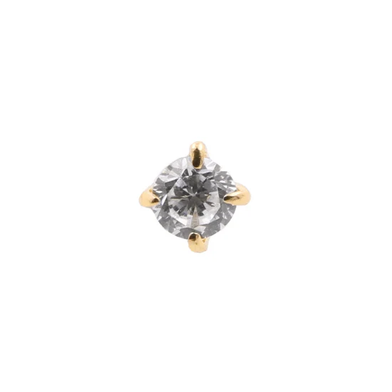 3 mm 18 karaat gouden dermal